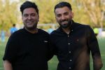 حضور هادی حبیبینژاد در تمرین چادرملو