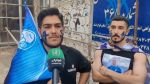 سه هوادار استقلال، 7 ساعت قبل از بازی به ورزشگاه آمده اند