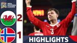 خلاصه بازی ولز 2-1 نروژ