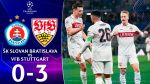 خلاصه بازی اسلوان براتیسلاوا 0-3 اشتوتگارت
