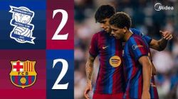 خلاصه بازی بیرمنگهام 2-2 بارسلونا (3-2 پنالتی)