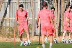 بازگشت ملیپوشان به تمرین پرسپولیس؛ محبیِ مصدوم هم تمرین کرد!