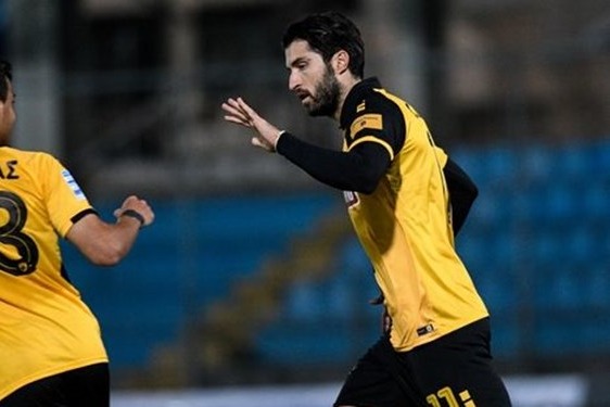 سوپرلیگ یونان انصاری فرد در ترکیب آاک آتن مقابل آریس