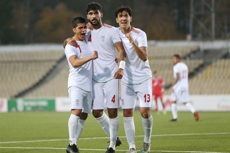 برتری یک نیمهای تیم امید ایران برابر امید لبنان
