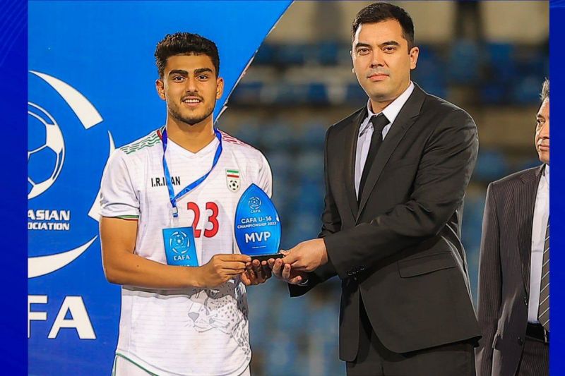 ایران قهرمان رقابتهای زیر ۱۶ سال کافا/ نوجوان ایرانی بهترین بازیکن شد