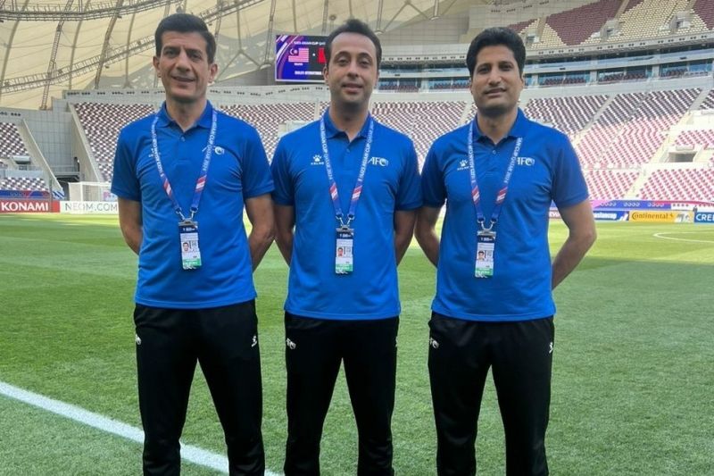 قضاوت تیم داوری ایران در فینال جام ملتهای زیر 23 سال آسیا