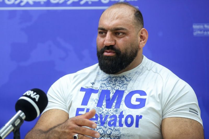 قهرمانی قویترین مرد ایران در جام پوریای ولی ازبکستان