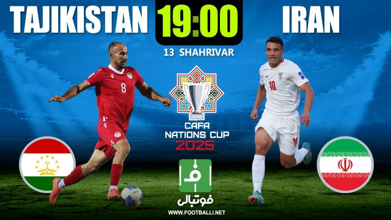 پیشبازی تاجیکستان - ایران؛ بازی مرگ و زندگی میزبان با مدافع عنوان قهرمانی