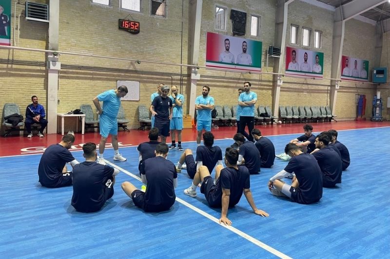 هیجان بالا در دور دوم تمرین تیم ملی فوتسال