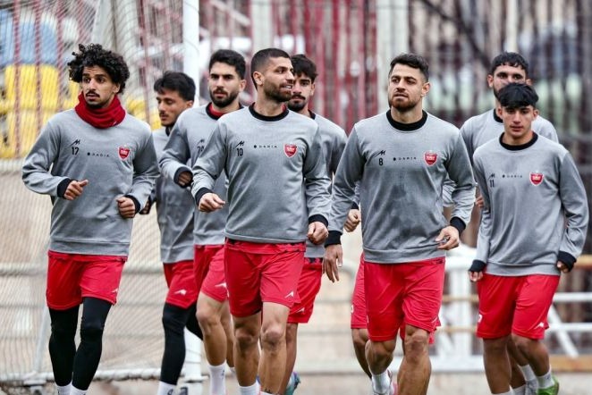 درگیری ۲ بازیکن پرسپولیس در تمرین