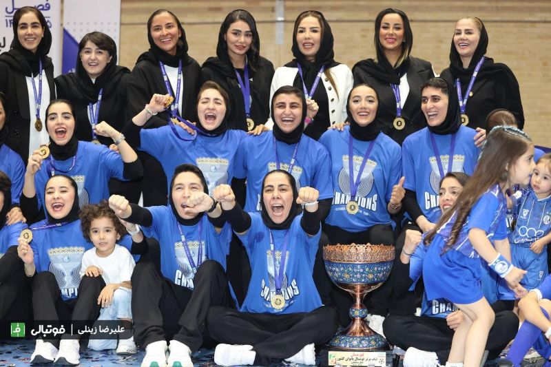گزارش تصویری قهرمانی تیم فوتسال بانوان استقلال