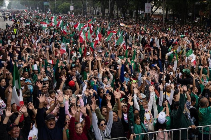 مکزیک در اوج هیجان و آماده برای شروع جام جهانی