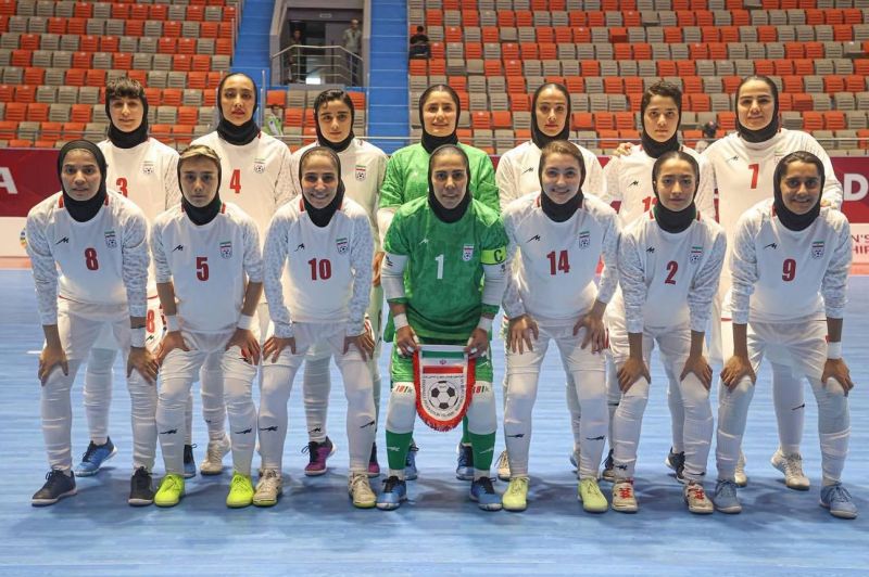 قهرمانی فوتسال زنان ایران در کافا با گلباران تاجیکستان