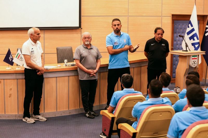 مرحله دوم دوره مربیگری AFC Pro License با حضور مربیان مطرح ایران