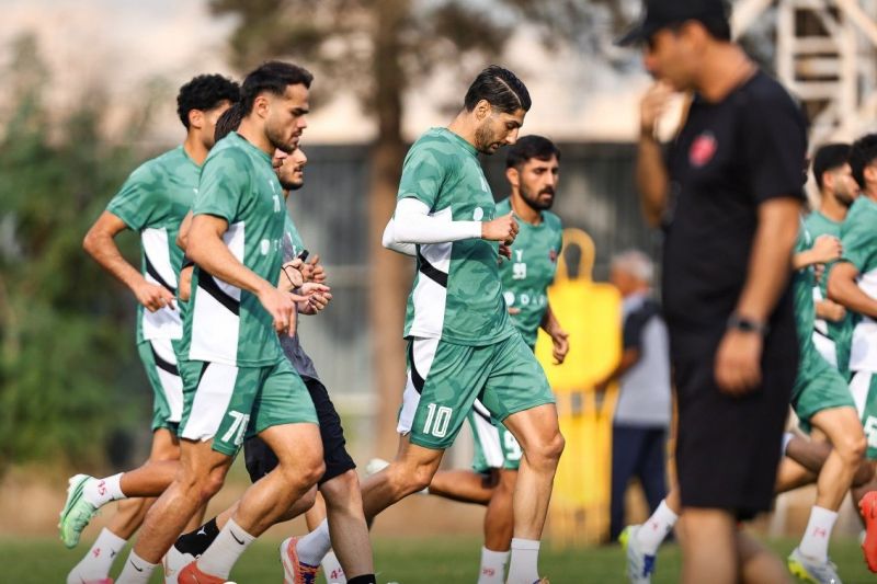 تصاویری از تمرینات پرسپولیس برای مقابله با نفت آبادان