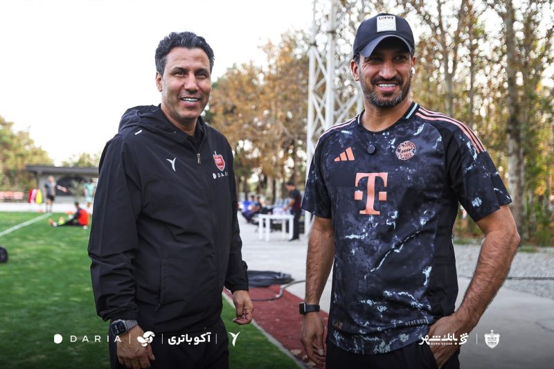 تصاویری از تمرین پرسپولیس با حضور حسین ماهینی