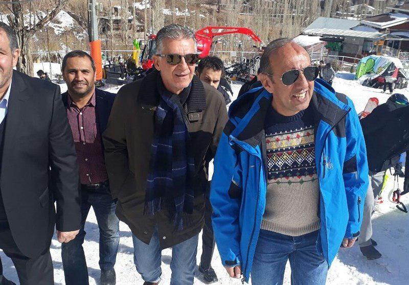 بازدید کیروش از پیست اسکی دربندسر