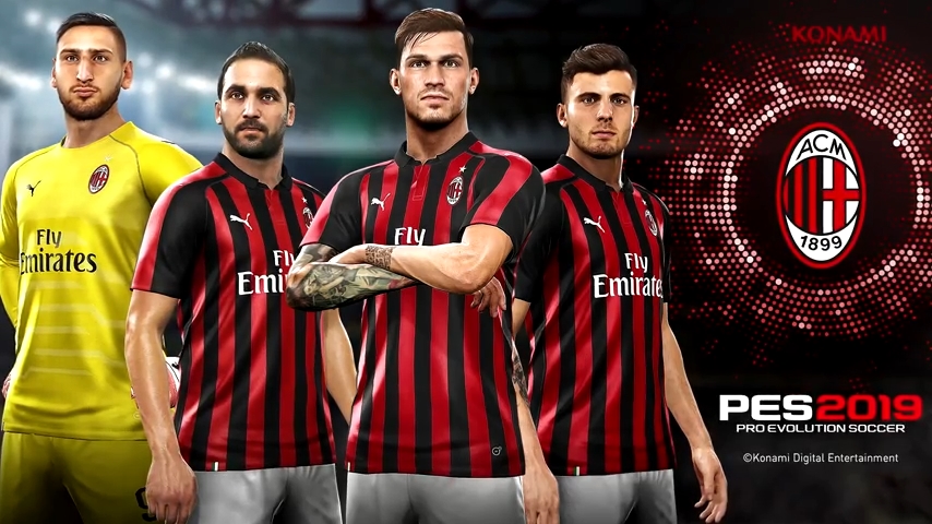 تریلر جدید PES 2019 با حضور بازیکنان آث میلان