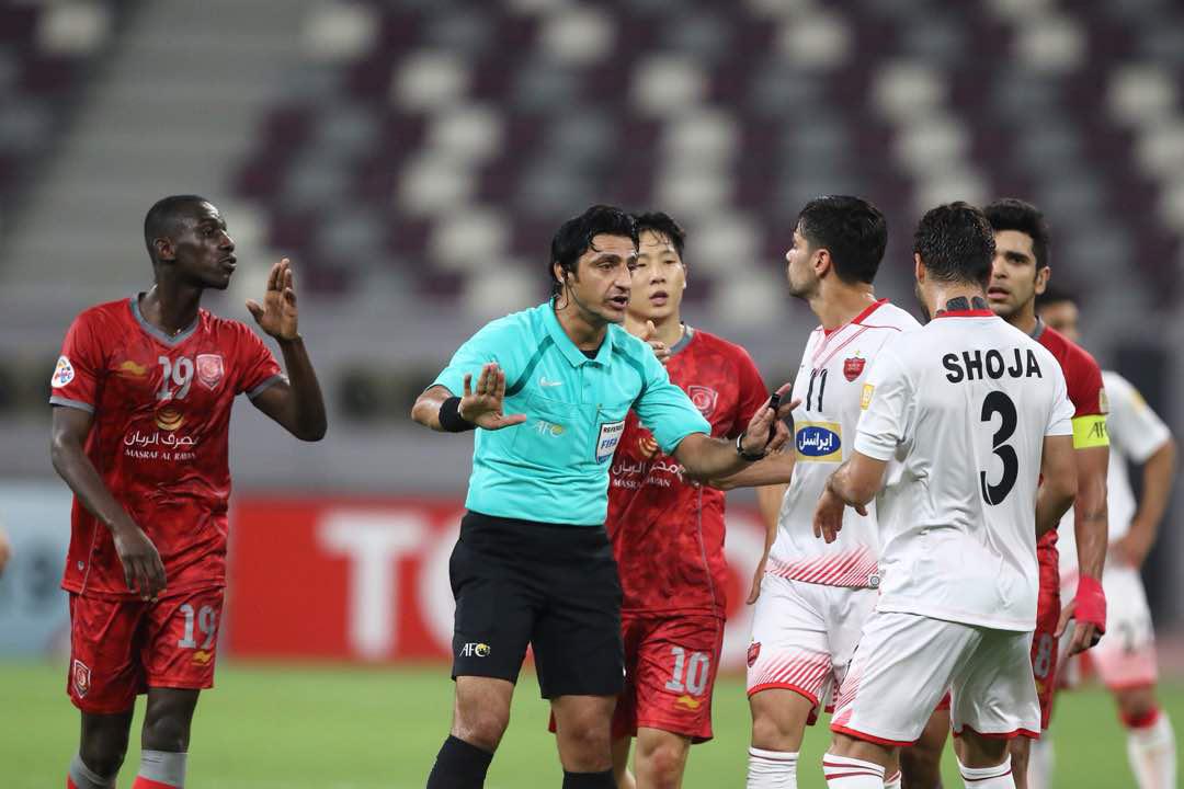 خلاصه بازی الدحیل قطر 1-0 پرسپولیس (1/4 نهایی آسیا)