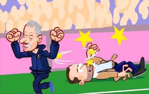 انیمیشن طنز بازی دورتموند 4-3 آگزبورگ