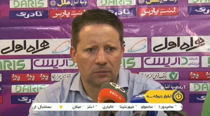 کنفرانس خبری مربیان نفت آبادان 2-1 تراکتورسازی