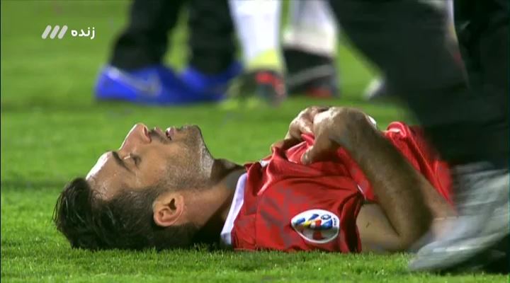 سوت پایان بازی پرسپولیس و کاشیما و غم و شادی بازیکنان