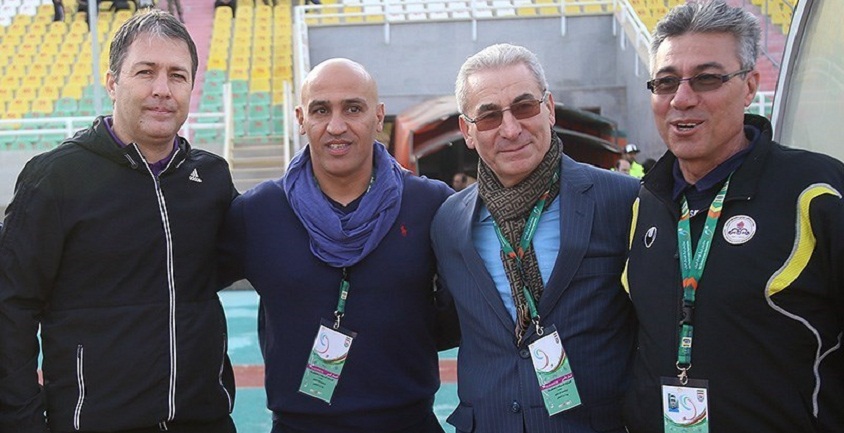 منصوریان و اسکوچیچ در حوالی ذوب آهن