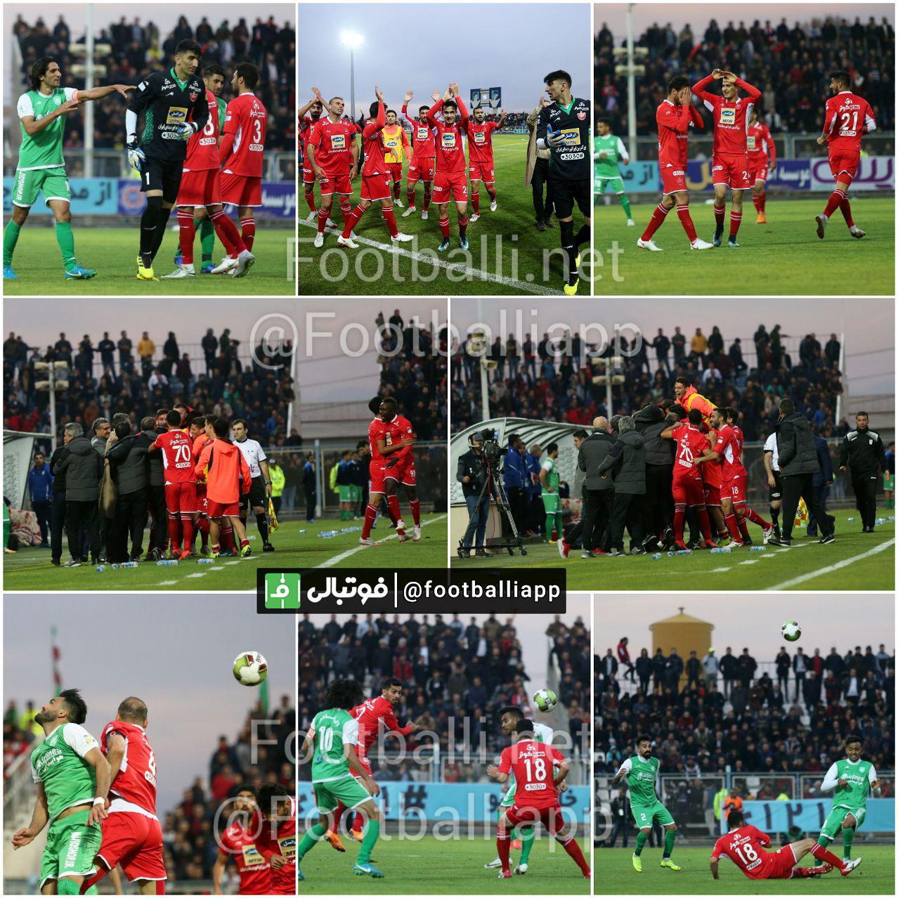 تصاویری از نیمه دوم دیدار پرسپولیس و ماشین سازی