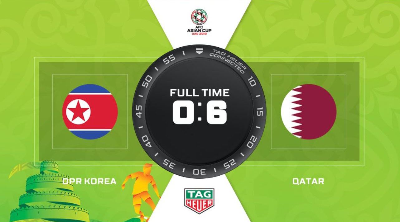 خلاصه بازی کره شمالی 0-6 قطر