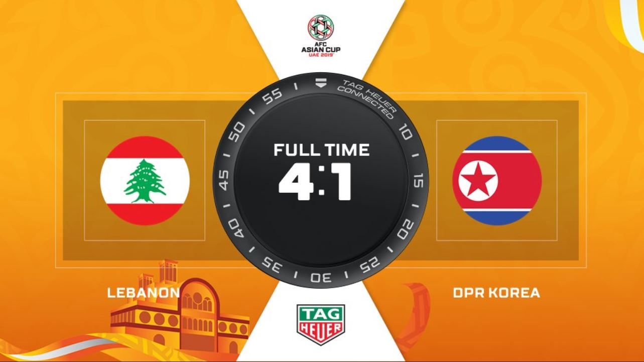 خلاصه بازی لبنان 4-1 کره شمالی