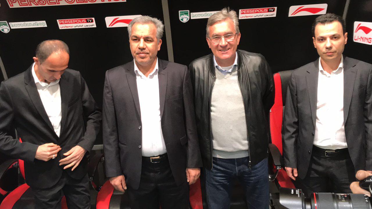 اختصاصی/ مراسم افتتاح فروشگاه پرسپولیس با حضور برانکو و ایرج عرب
