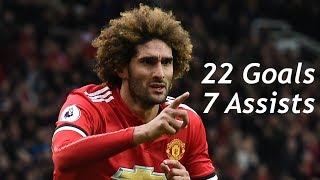22گل و 7پاس گل فلینی در منچستریونایتد