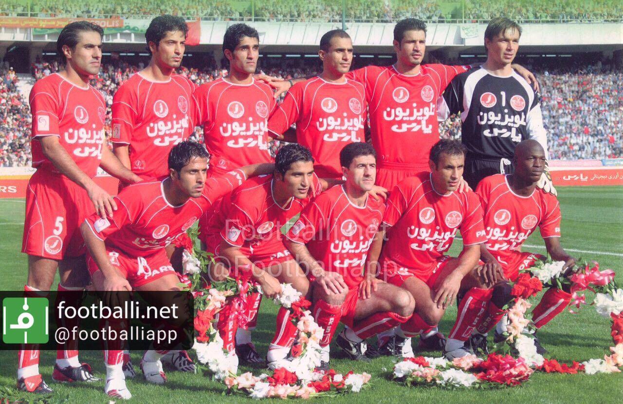 نوستالژی/ دربی شماره 55، 25 مهر 1382 لیگ برتر دوره سوم استقلال دو – پرسپولیس یک. علی سامره(8) و محمود فکری(57) برای استقلال و عیسی ترائوره(70) برای پرسپولیس