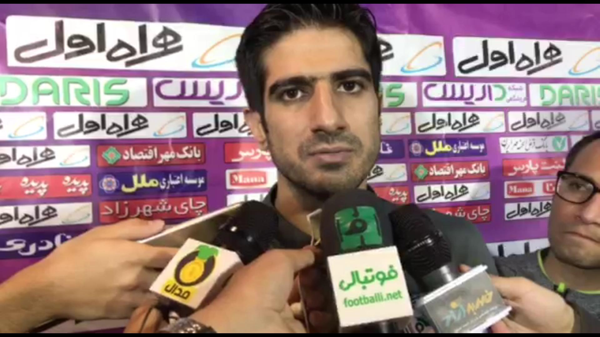 اختصاصی/ صحبت های محمدرضا حسینی و وحید محمدزاده بعد از بازی با پرسپولیس