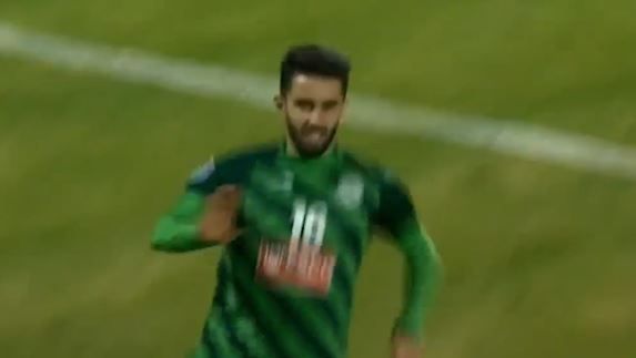 گل اول ذوب آهن به الوصل (چراغعلی)