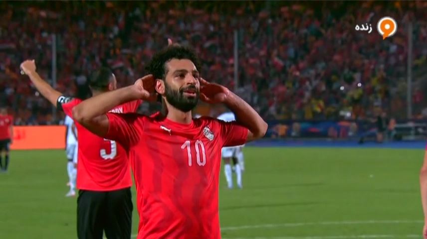 گل دوم مصر به کنگو (محمد صلاح)
