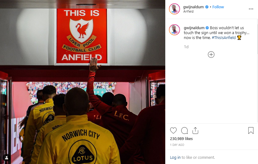 واینالدوم: کلوپ به ما اجازه نمی داد به لوگوی باشگاه دست بزنیم