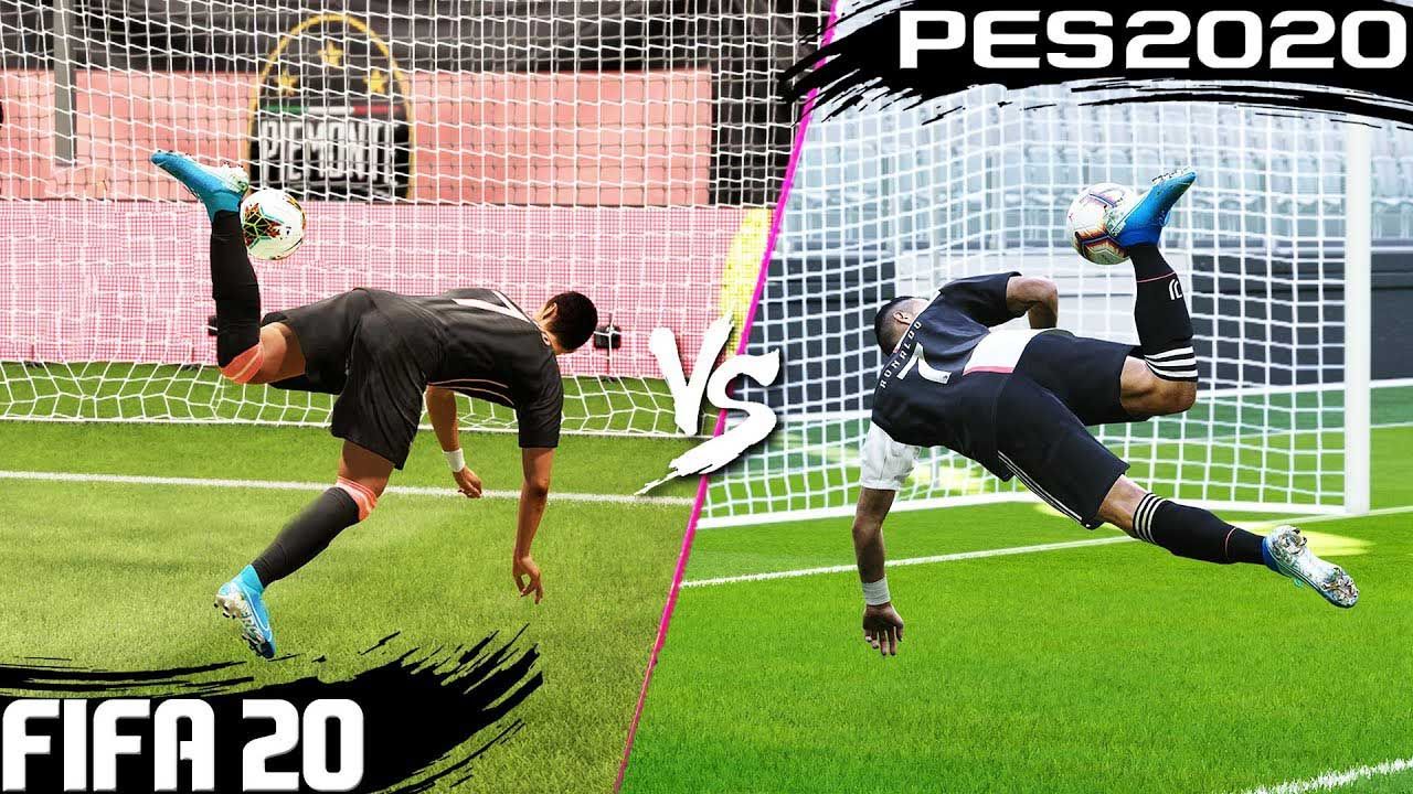مقایسه ضربات پایانی فانتزی FIFA20 با PES2020