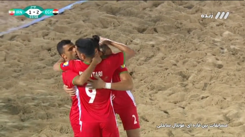 خلاصه فوتبال ساحلی ایران 5-3 مصر (جام بین قاره ای)