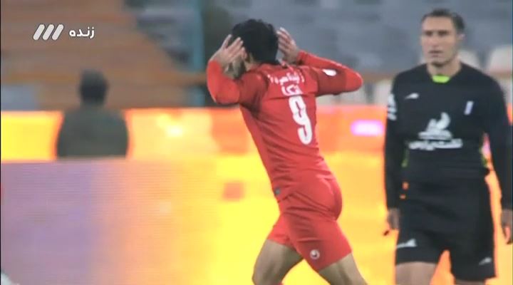 گل اول پرسپولیس به صنعت نفت آبادان (مهدی ترابی)