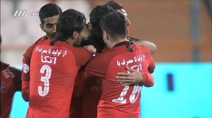 خلاصه بازی پرسپولیس 1-0 صنعت نفت آبادان (جام حذفی)