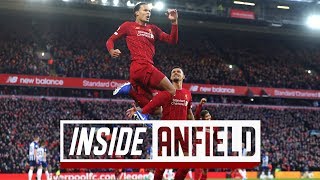 حواشی بازی لیورپول 2-1 برایتون از نگاه دوربین باشگاه لیورپول