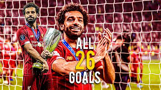 تمام 26 گل محمد صلاح در سال 2019
