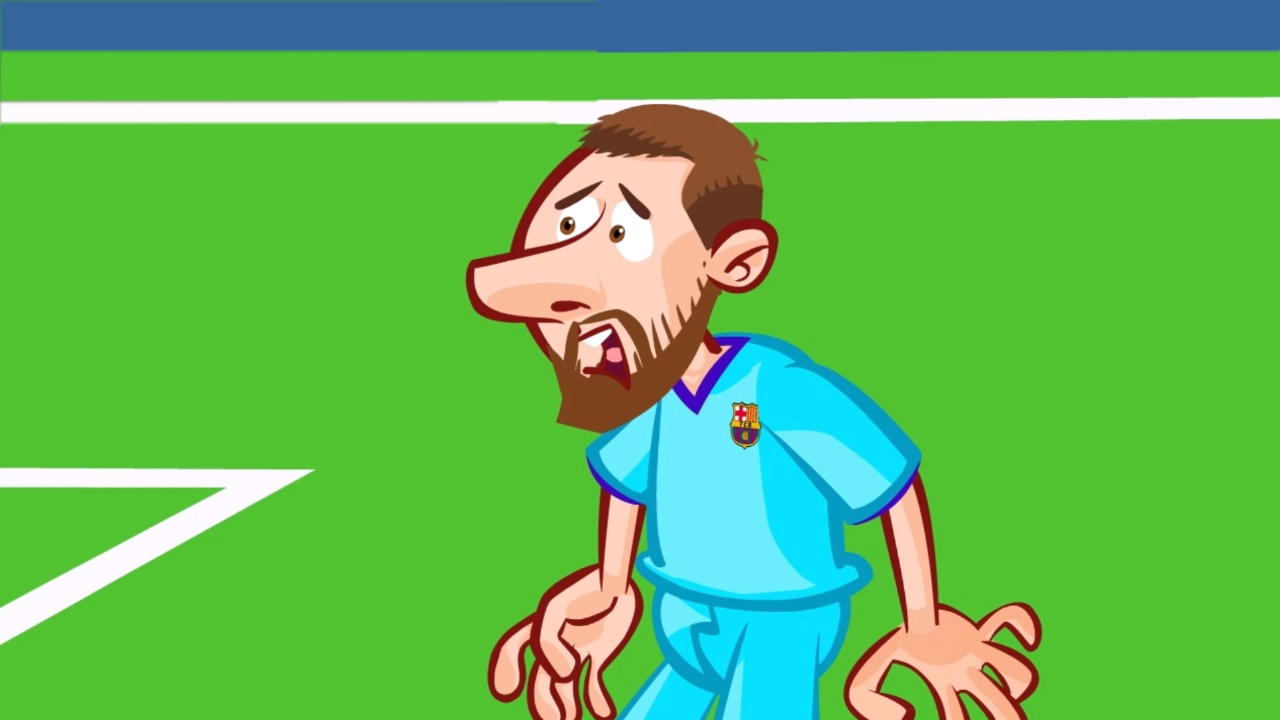 انیمیشن طنز بازی والنسیا 2-0 بارسلونا