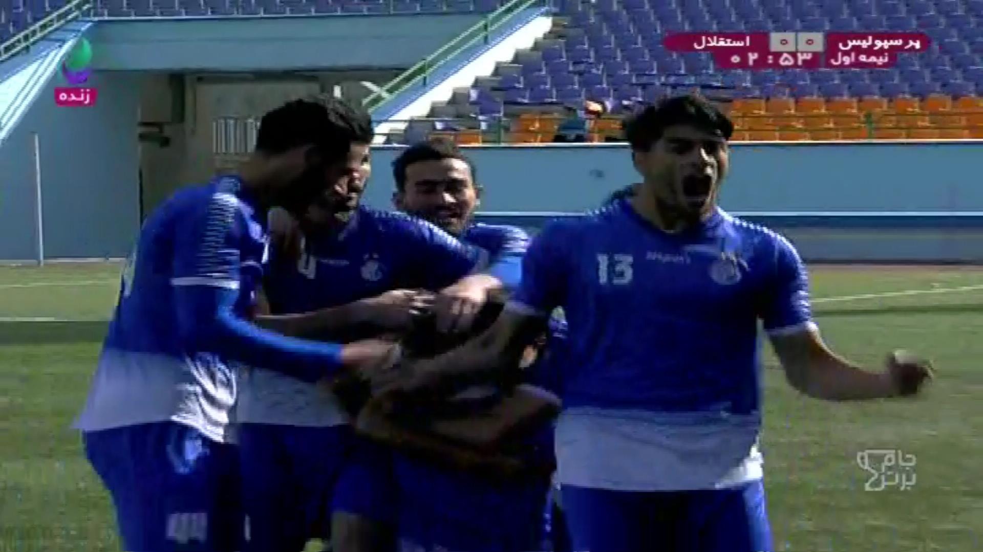 گل های بازی امید استقلال 2-0 امید پرسپولیس
