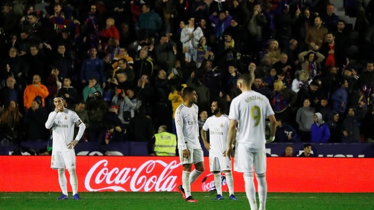 خلاصه بازی لوانته 1-0 رئال مادرید (صدرنشینی بارسلونا)