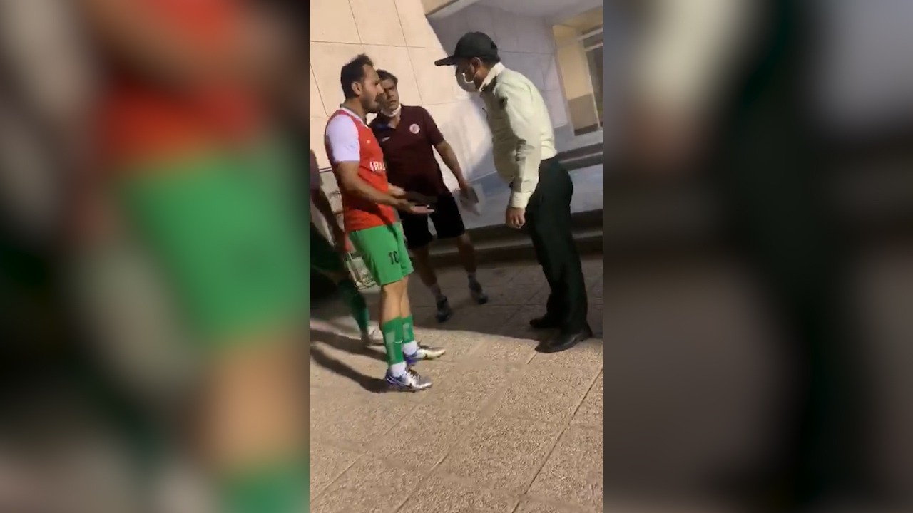 اختصاصی/ درگیری شدید در بازی هوادار و آلومنیوم اراک