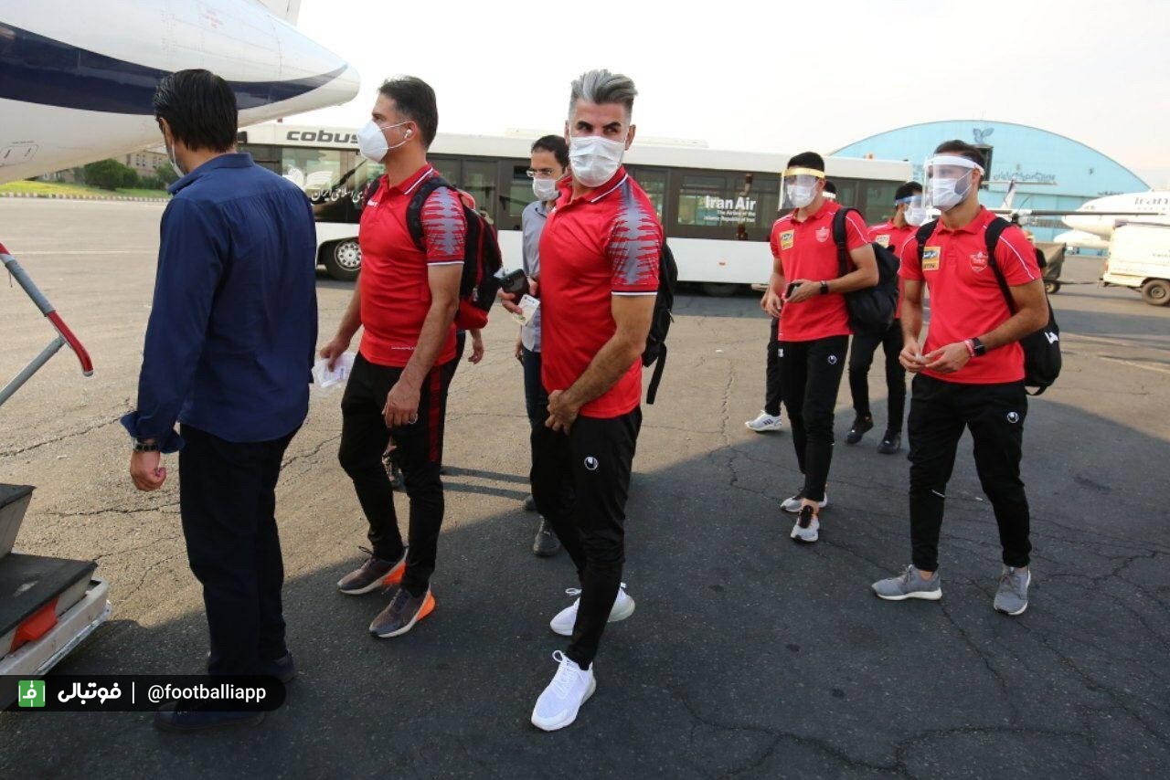 گزارش تصویری/کاروان پرسپولیس آماده سفر به اهواز شد