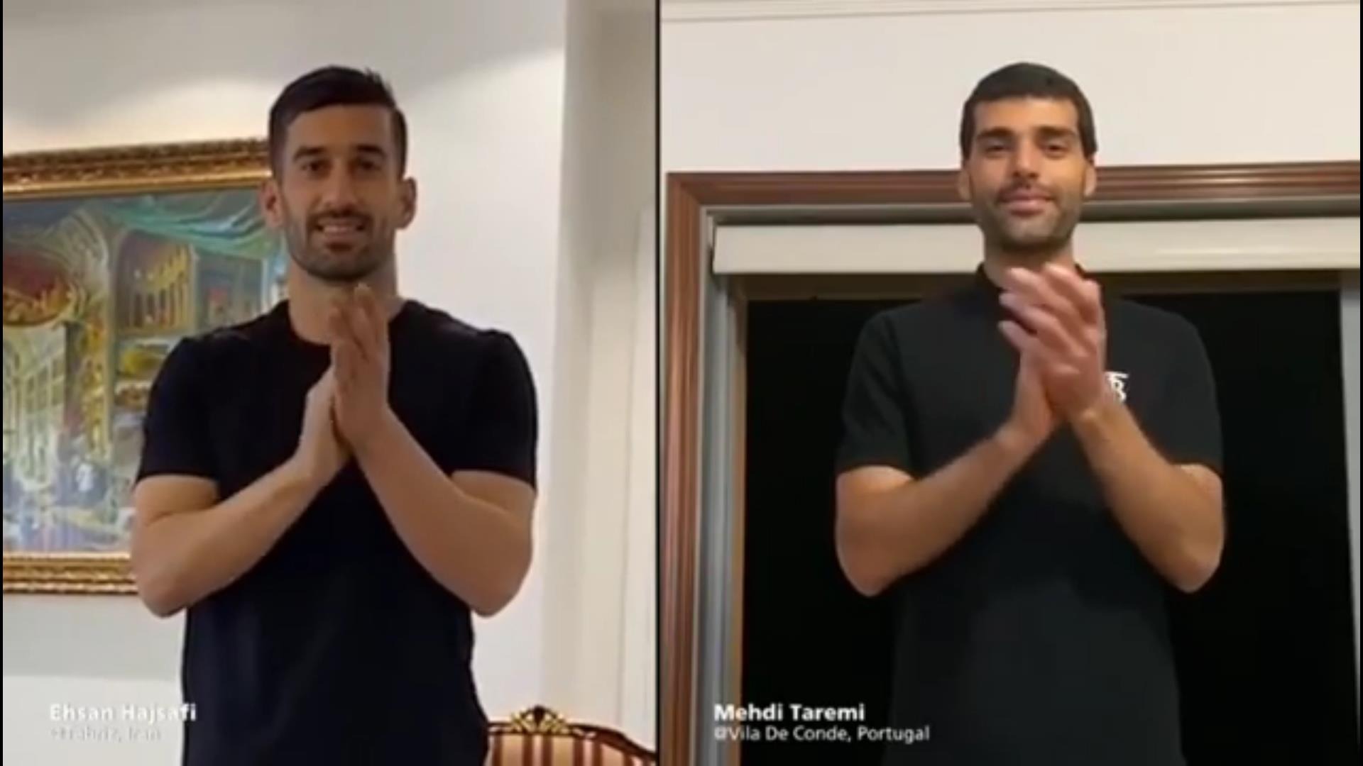 ادای احترام ستارگان فوتبال جهان به مدافعان سلامت با حضور بازیکنان تیم ملی