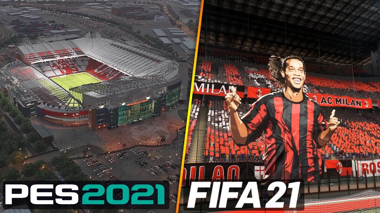 مقایسه استادیوم های بازی PES 2021 و FIFA 2021